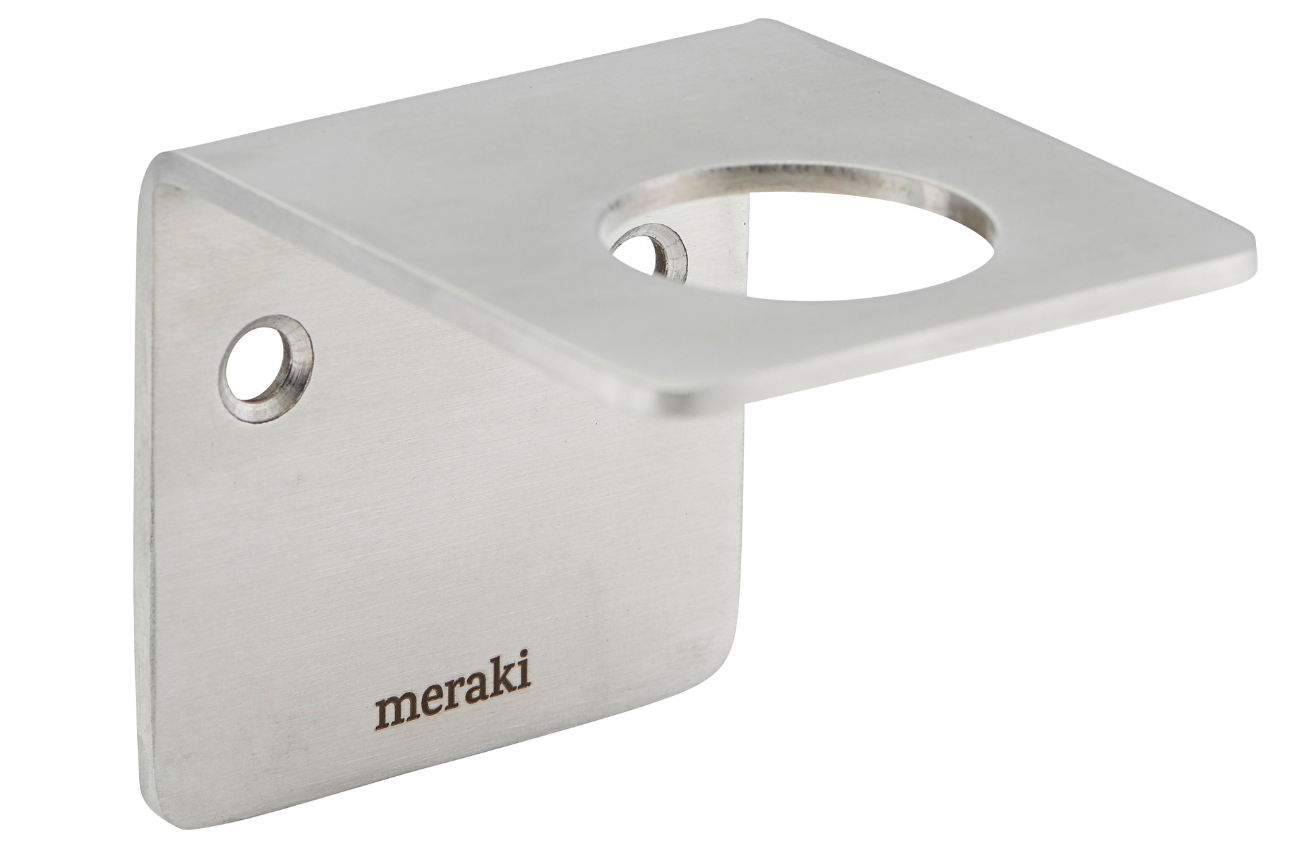 Stříbrný kovový nástěnný držák Meraki Supply 5,8 x 5,8 cm