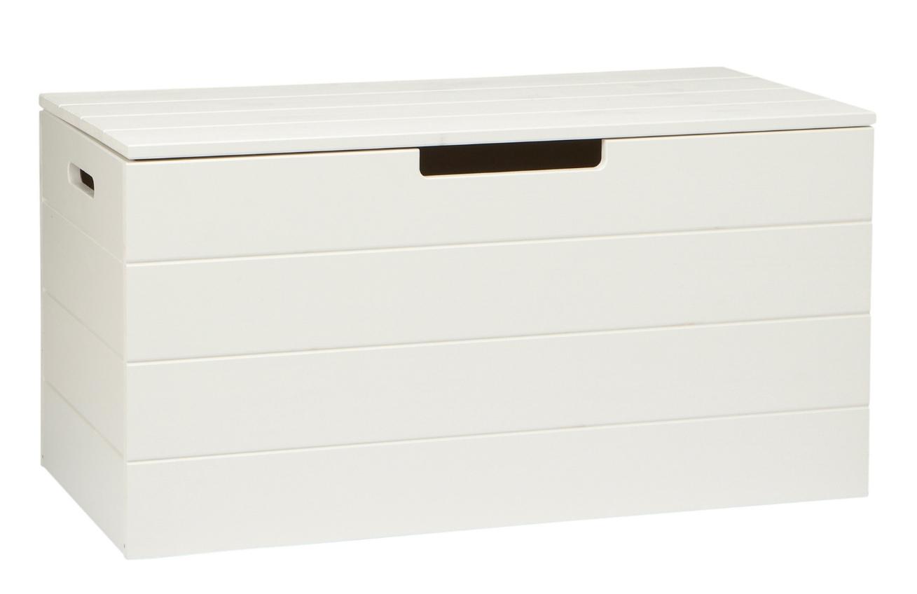 Hoorns Bílý borovicový box na hračky Vere 80 x 40 cm