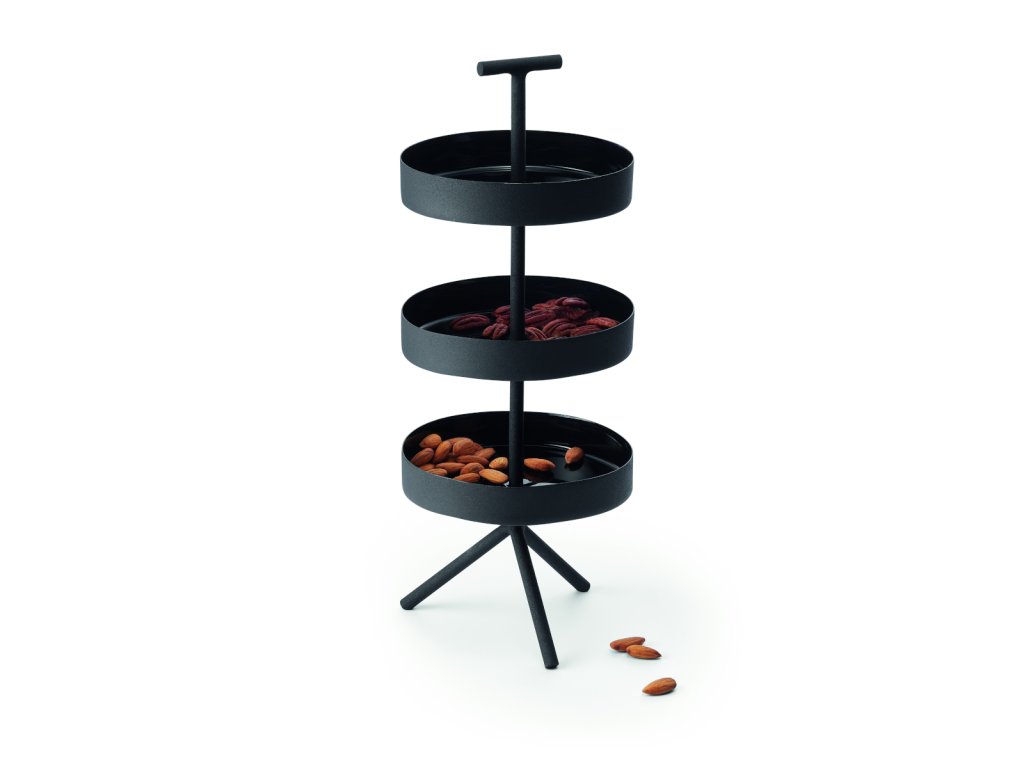 238036 FELIX kleine schwarze Etagere metal II