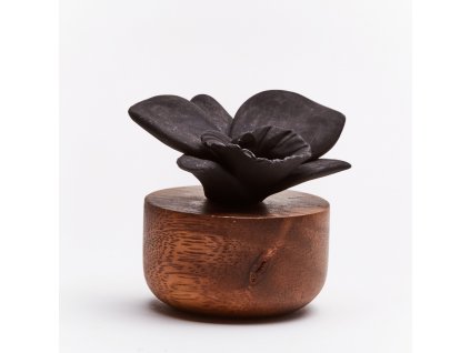 Designový difuzér s motivem Orchidej z Nepálu, černá - ANOQ