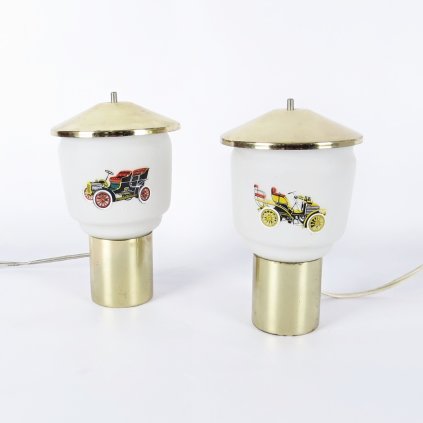 Stolní lampičky - Kamenický Šenov (pár)