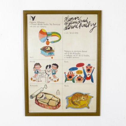 Plakát - Humor v ilustraci dětské knihy (A1)