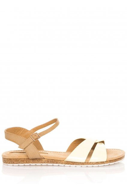 Žluté korkové letní sandálky MARIA MARE