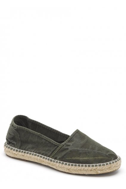 Khaki ekologické espadrilky Natural World