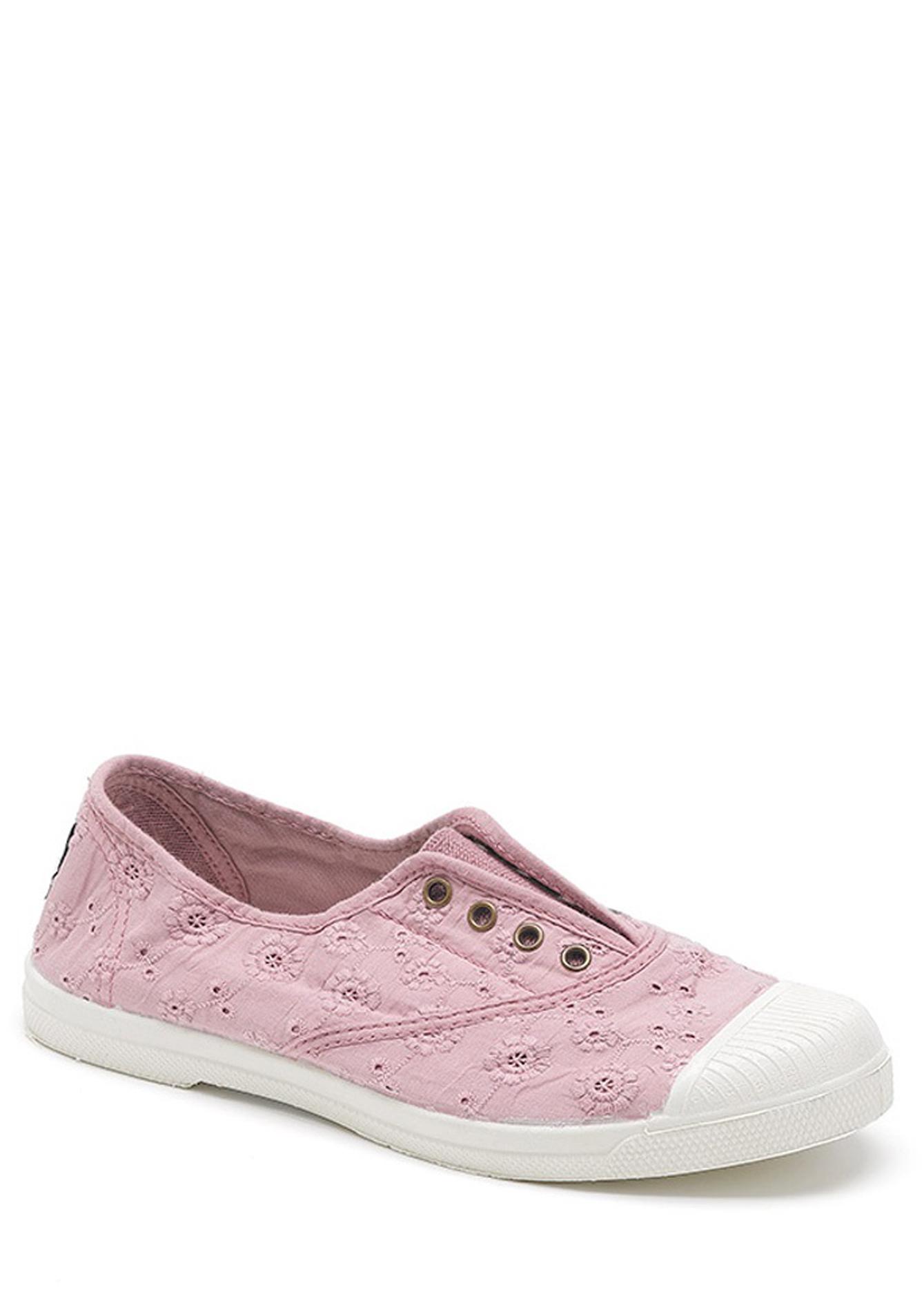 Růžové slip on tenisky Natural World