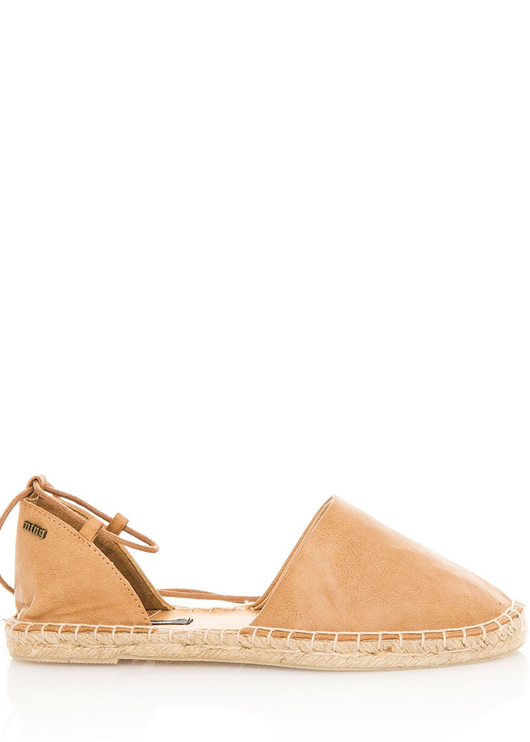Hnědé otevřené espadrilky MTNG
