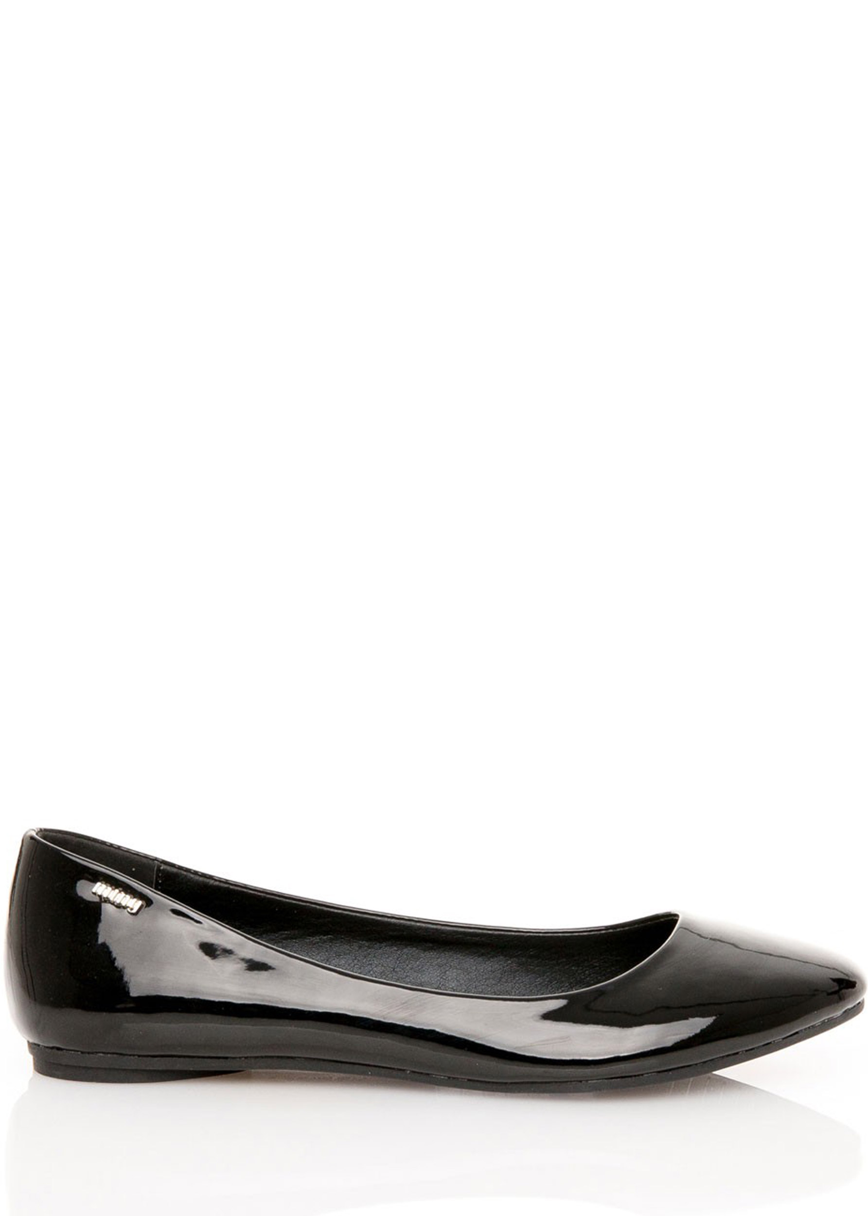 Černé lesklé balerinky MTNG