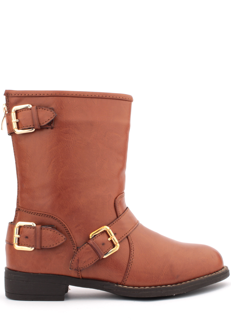 Hnědé polokozačky Claudia Ghizzani