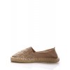 Béžové espadrilky s krajkou Monshoe