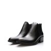 Černé italské kožené boty pérka V&C