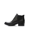 Černé italské kožené boty pérka V&C