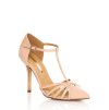 Béžové sandály na jehlovém podpatku MARIA MARE