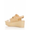 Béžové sandály na platformě MTNG