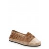 Hnědé děrované espadrilky MTNG