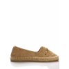 Béžové espadrilky s korálky Monshoe