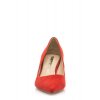 Červené lodičky na nízkém podpatku Maria Mare