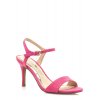 Růžové sandály na jehlovém podpatku Maria Mare
