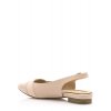 Béžové nízké lodičky s otevřenou patou Maria Mare
