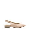 Béžové nízké lodičky s otevřenou patou Maria Mare