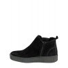 Černé kotníkové boty s gumovou vsadkou Jane Klain