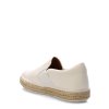Bílé nazouvací tenisky s espadrilovou podrážkou Trendy too