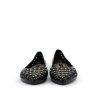 Černé děrované voňavé baleríny Terra & Aqua