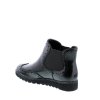 Černé kotníkové boty s gumovou vsadkou MARIA MARE