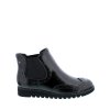 Černé kotníkové boty s gumovou vsadkou MARIA MARE