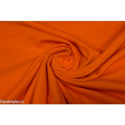 Úplet jednobarevný hladký 200g - Neon oranžová