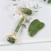 Sada Gua Sha kámen + roller z nefritu