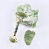 Sada Gua Sha kámen + roller z nefritu