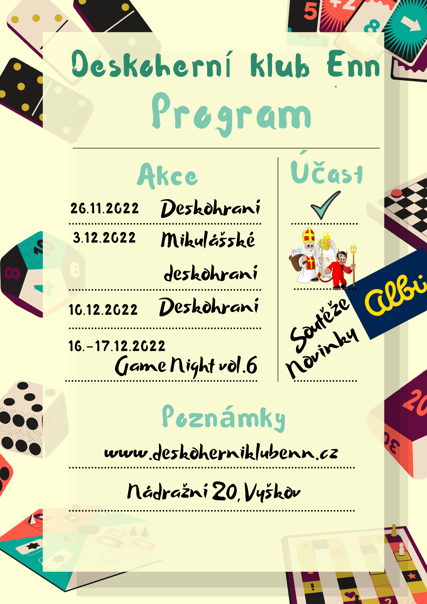 Deskohraní 26.11.2022