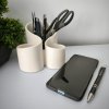 Stojan na tužky - luxusní bílý designový kousek