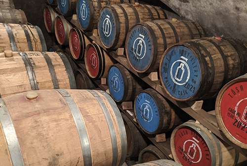 Historie whisky a whiskey