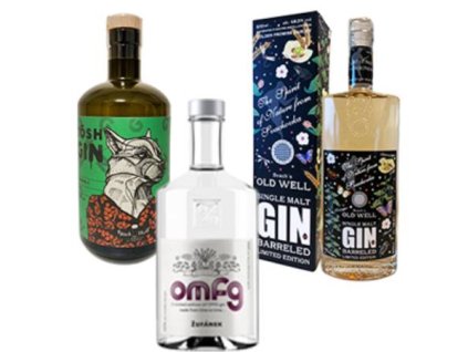 tripack gin omfg old well tosh black stuff