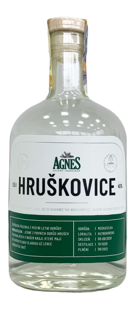 Agnes Hruškovice Muškatelka 45% 0,5L