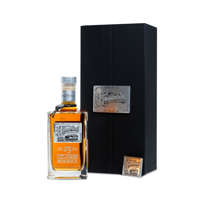 HammerHead 25yo 40,7% 0,7L – česká whisky