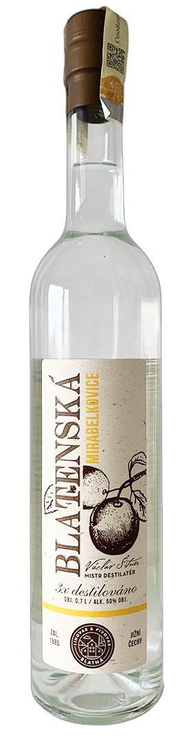 Blatenská Mirabelkovice 50% 0,7L | Destilerka.cz