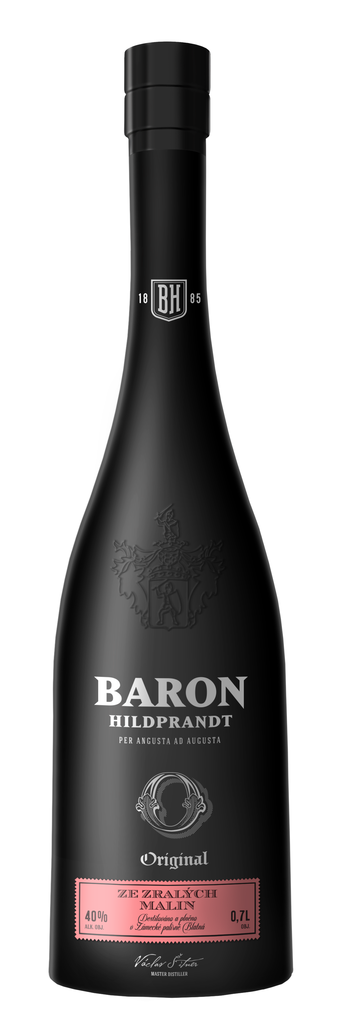 Baron Hildprandt ze zralých malin 40% 0,5L