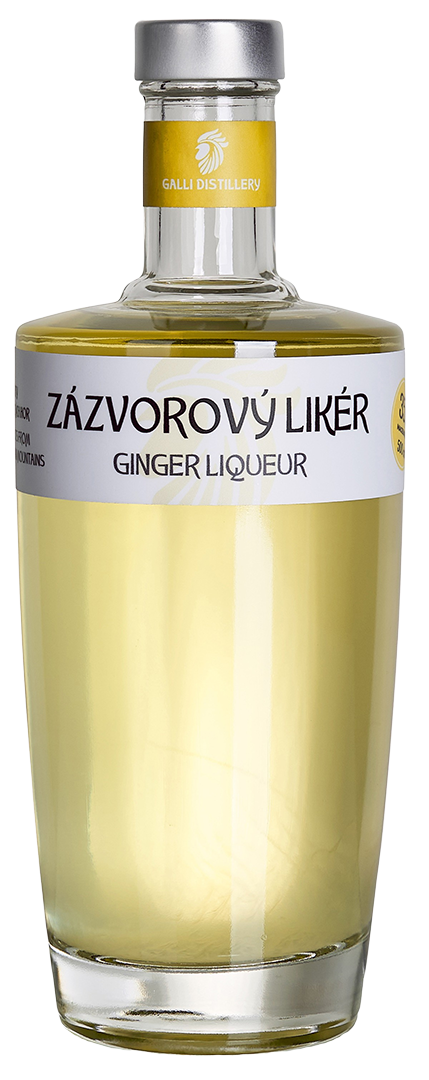 GALLI DISTILLERY Zázvorový likér 35% 0,5L - Destilerka.cz