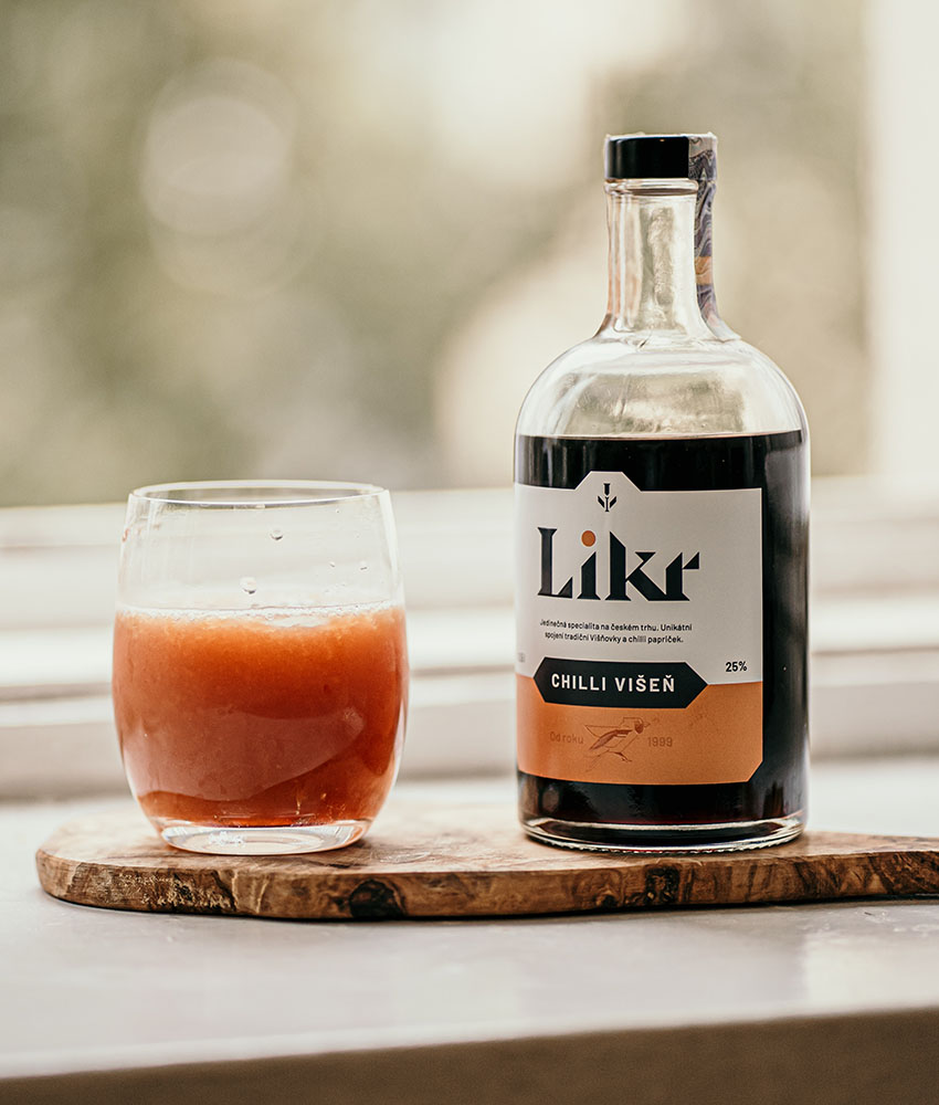 Likr Chilli višeň 25% 0,5L – Destilerka.cz