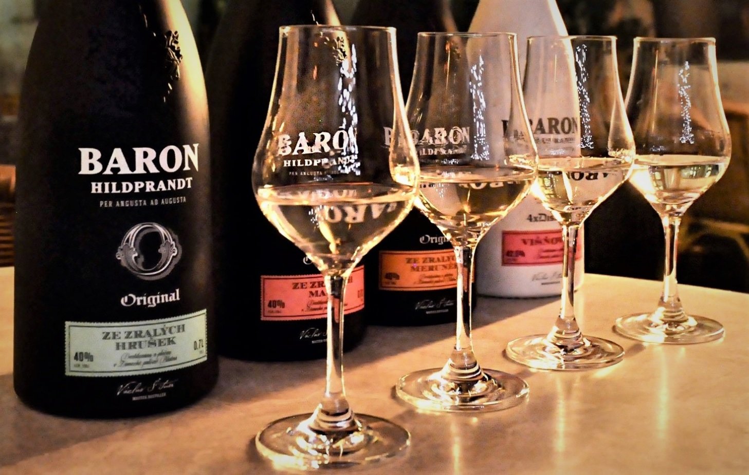 Baron Hildprandt ze zralých hrušek 40% 0,5L | Destilerka.cz