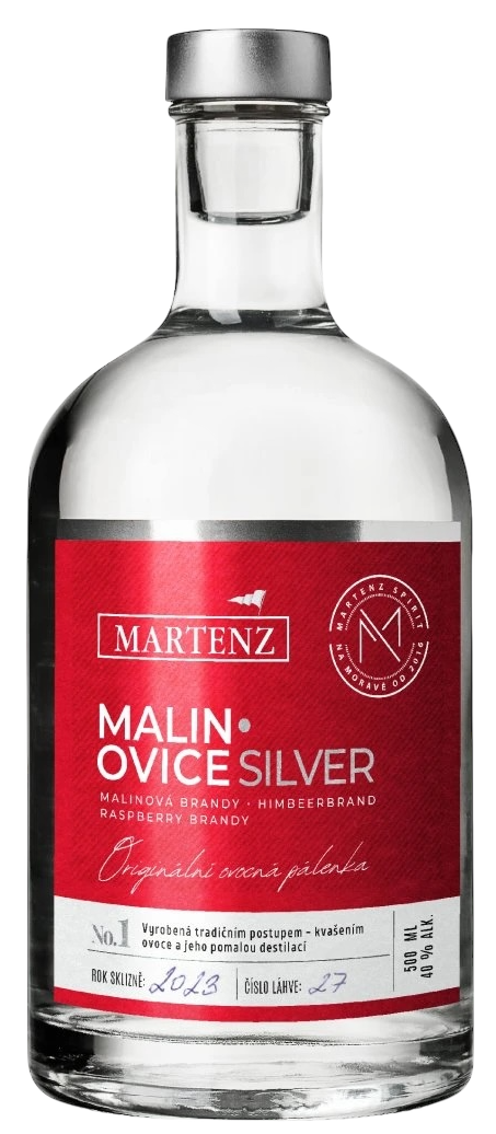 MARTENZ Malinovice SILVER 40% 0,5L | E-shop