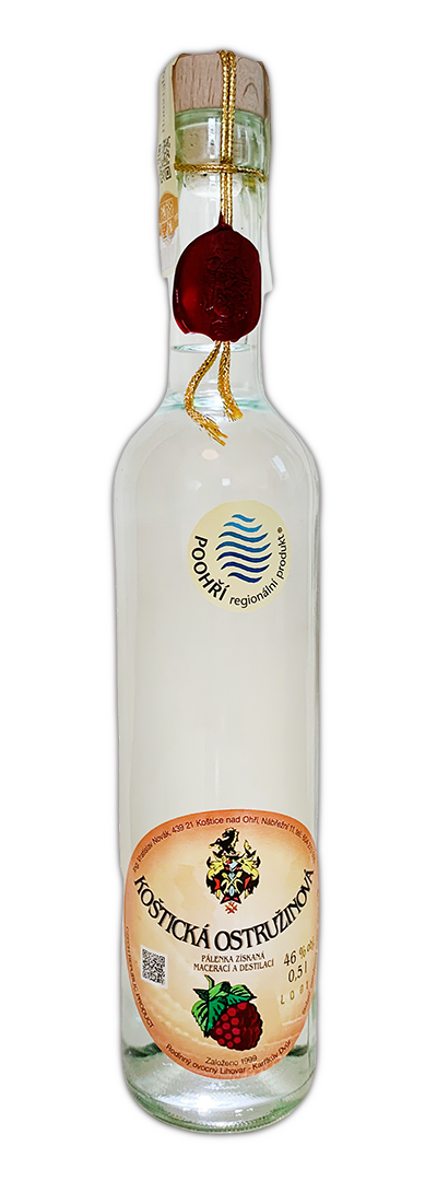 Koštická Ostružinová pálenka 42% 0,5L | Destilerka.cz