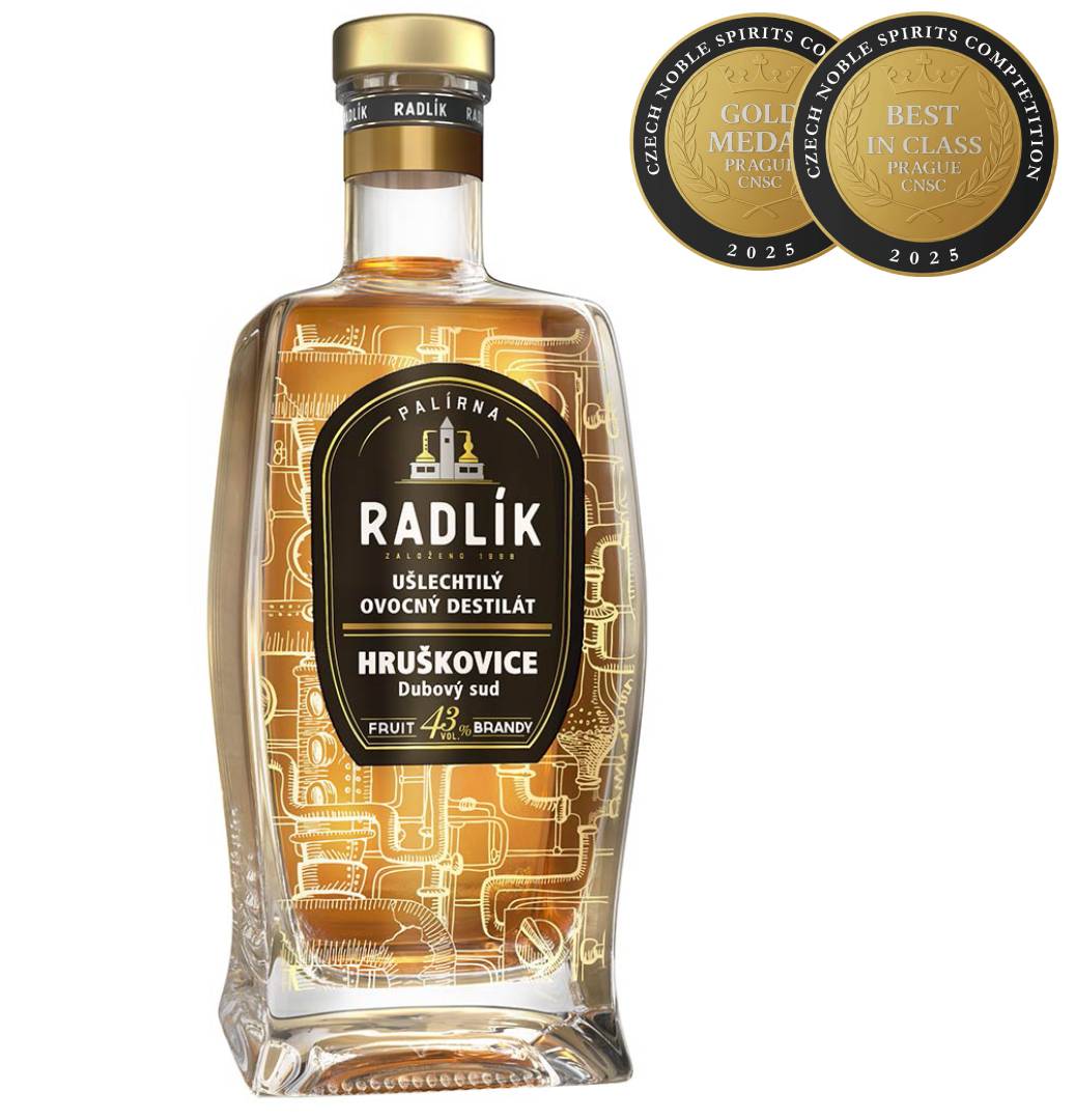 Radlík Hruškovice z Dubového Sudu 0,5l 43%