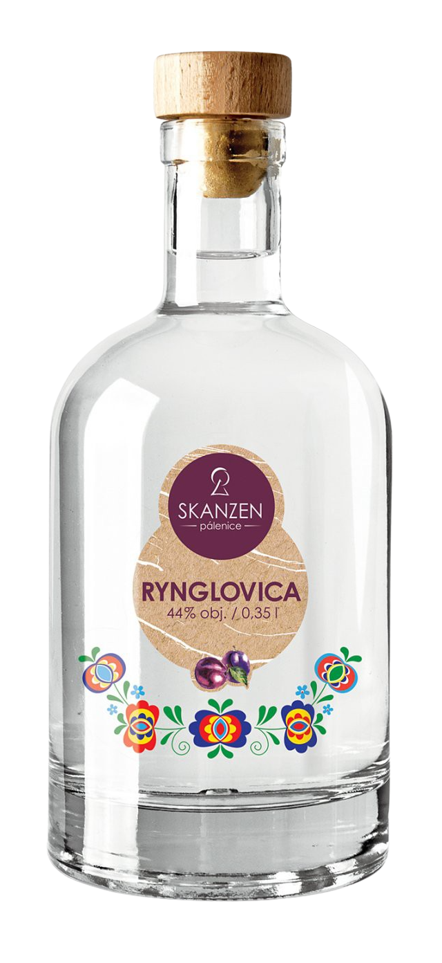 Rynglovica  47% 0,5L Skanzen Modrá