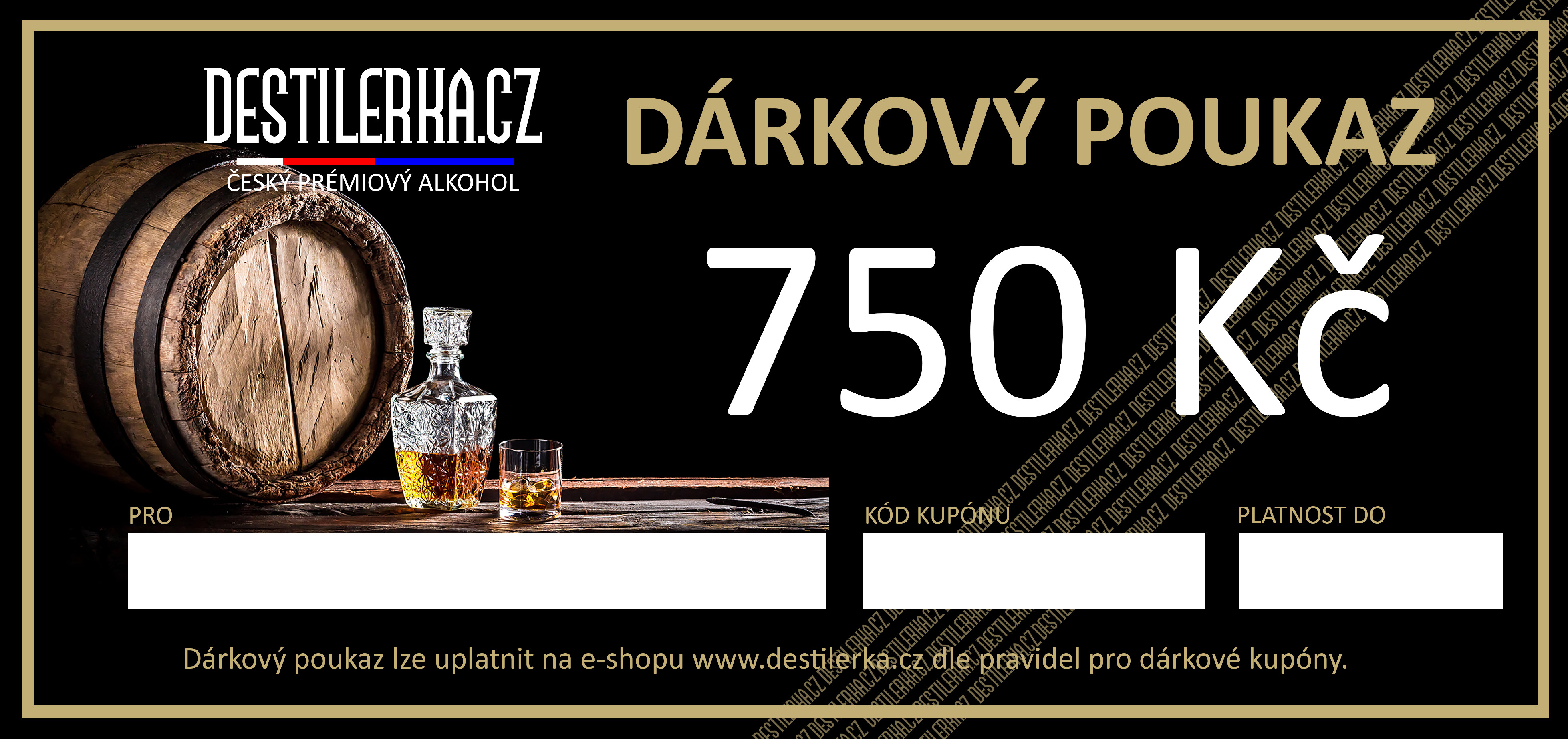 Dárkový poukaz 750,- Kč