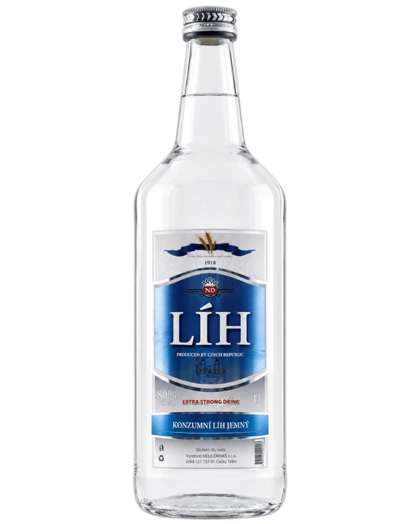 Konzumní líh jemný 80% 1L | Destilerka.cz
