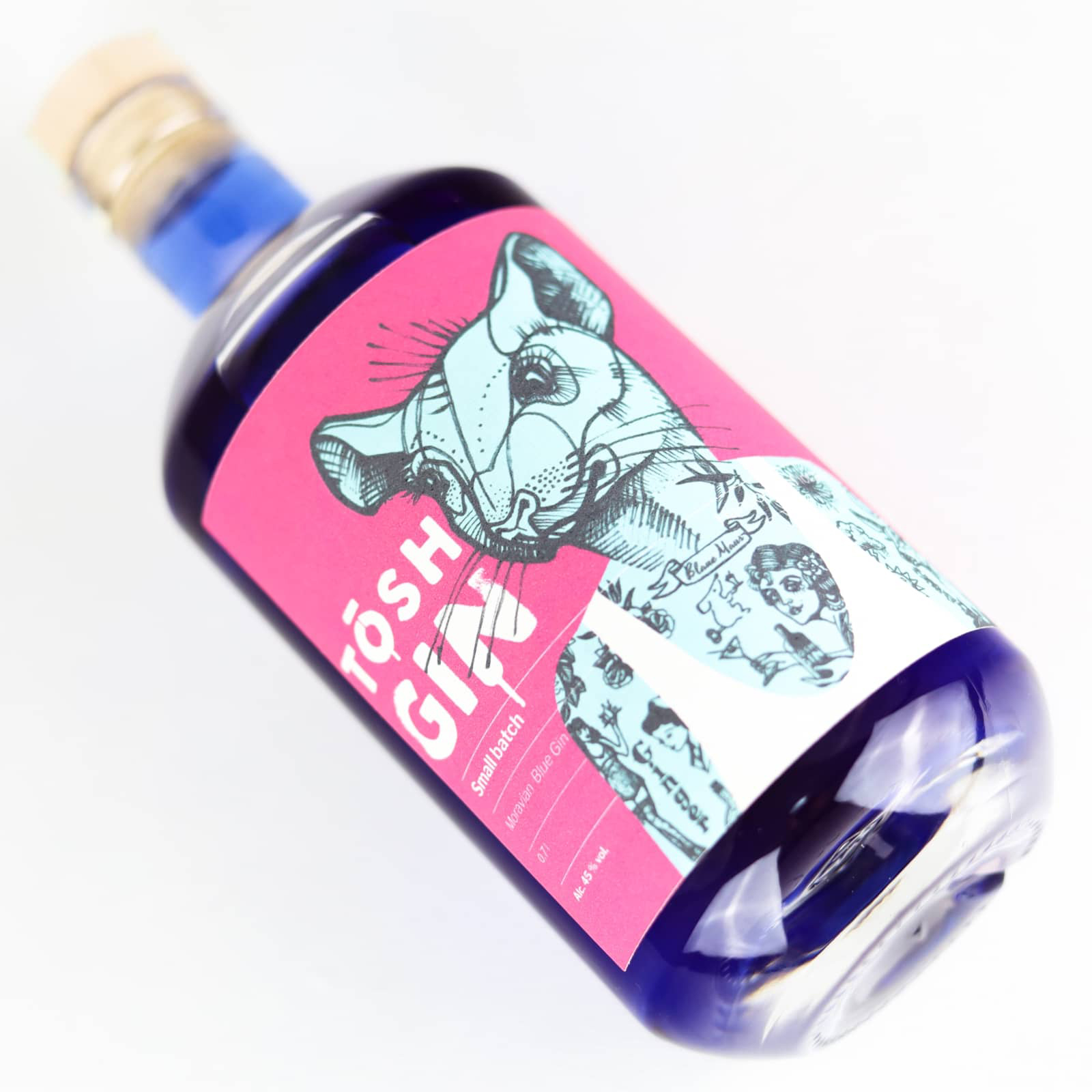 TÖSH GIN MODRÝ 45% 0,7L (obrázek 3)