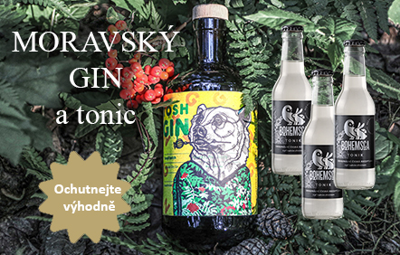 TÖSH GIN 45% 0,7L + Bohemsca tonic 3*0,25L | Destilerka.cz